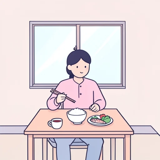 昼ご飯を食べます - Dizionario illustrato
