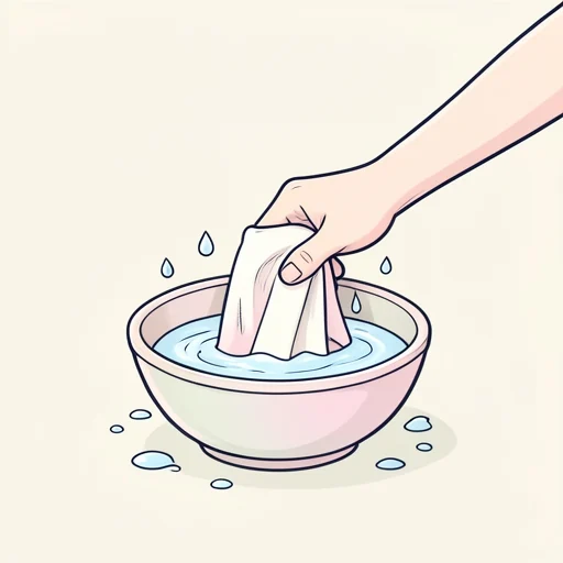 浸す - Diccionario ilustrado