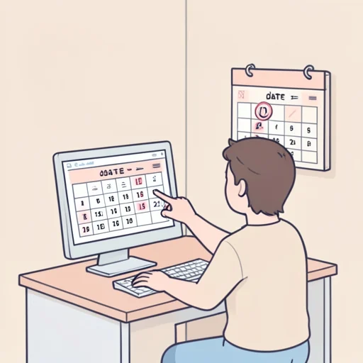 日付 - Illustrated Dictionary