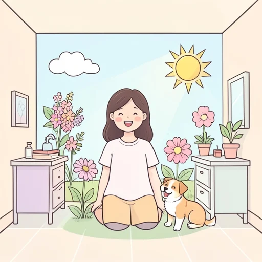 朗らか(な) - イラスト辞典