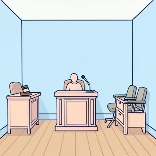 法廷 - イラスト辞典
