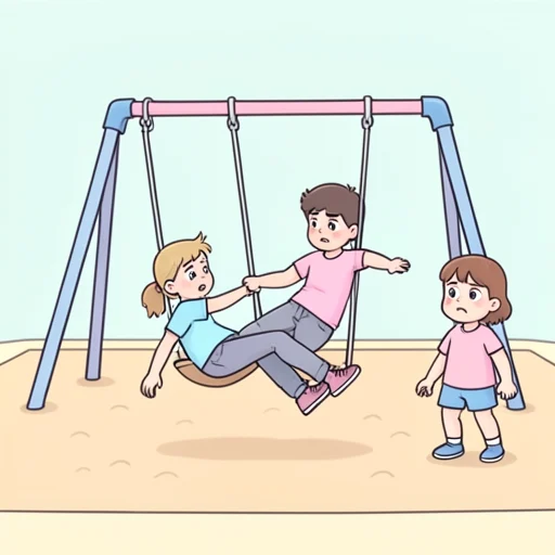 いじめる - พจนานุกรมภาพ
