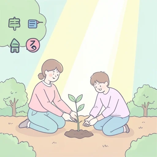 生きる - 그림 사전