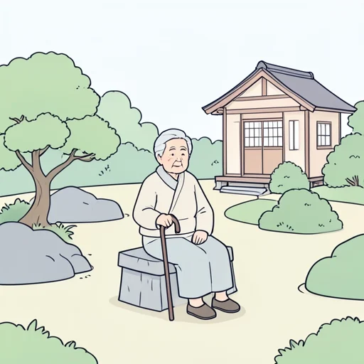 隠居 - Illustrated Dictionary