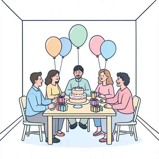 祝う - イラスト辞典