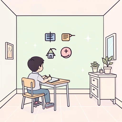 児童 - 그림 사전