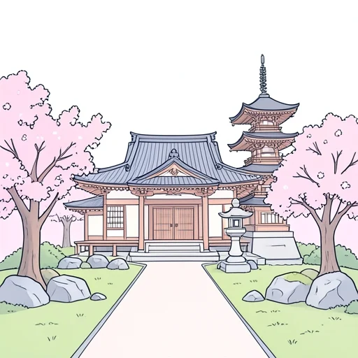 寺院 - Illustrated Dictionary