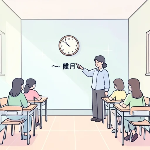 ～時間目 - Illustrated Dictionary