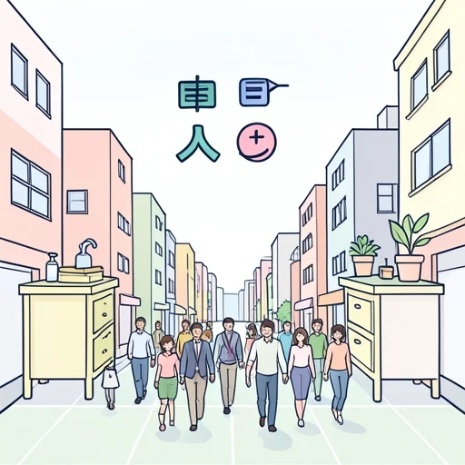 人口 - Illustrated Dictionary