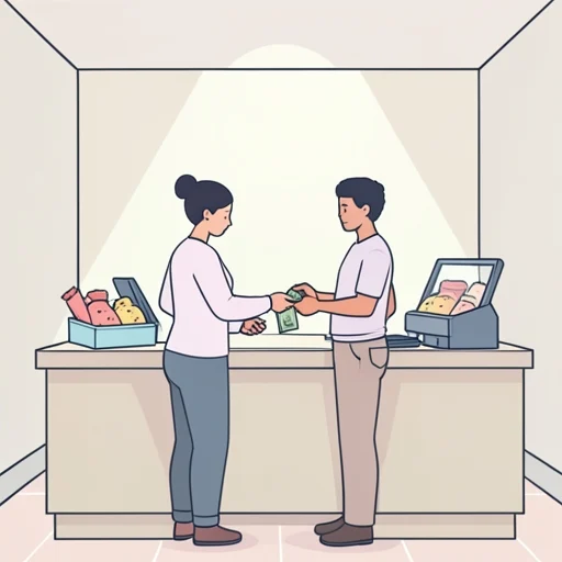 実費 - イラスト辞典