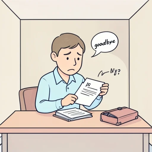 辞職 - イラスト辞典