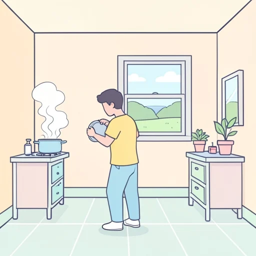 蒸気 - Illustrated Dictionary