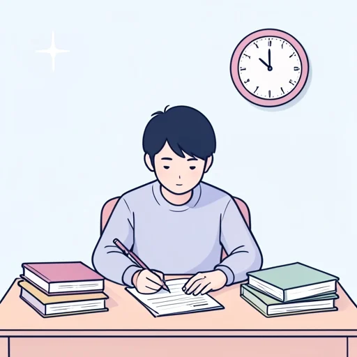 受験 - イラスト辞典