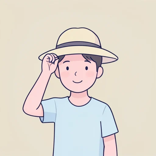 かぶる - 그림 사전