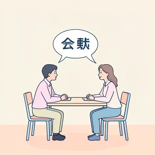 会談 - Dizionario illustrato