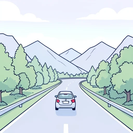 街道 - イラスト辞典