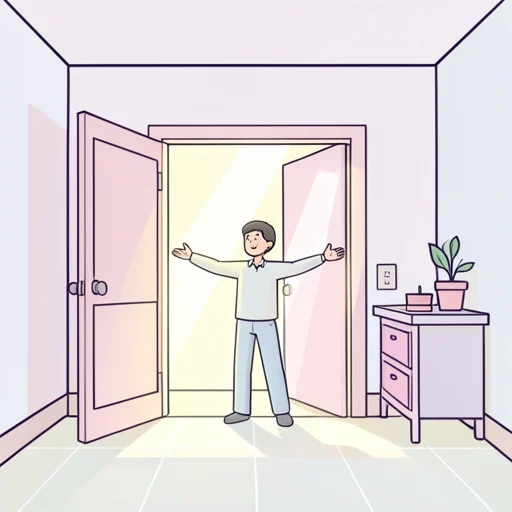 開放 - イラスト辞典