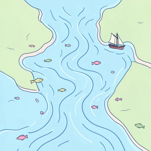 海流 - 그림 사전