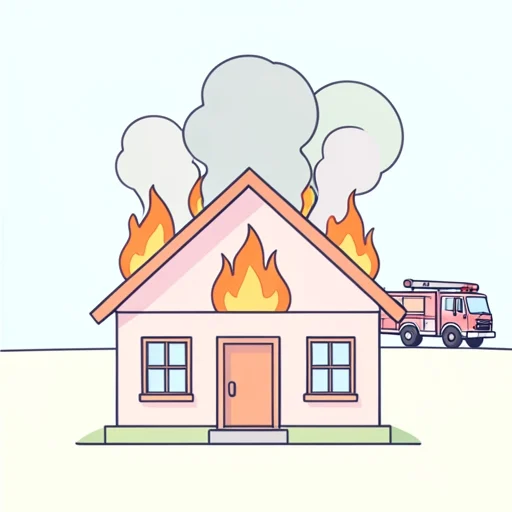 火事 - Illustrated Dictionary