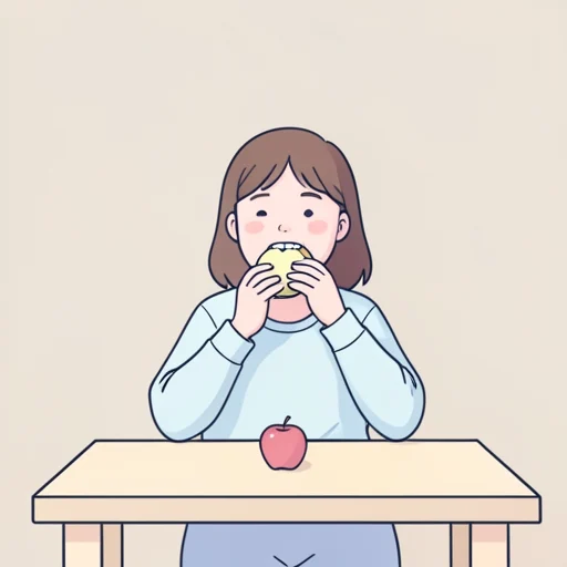 かじる - Diccionario ilustrado
