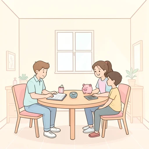 家計 - พจนานุกรมภาพ