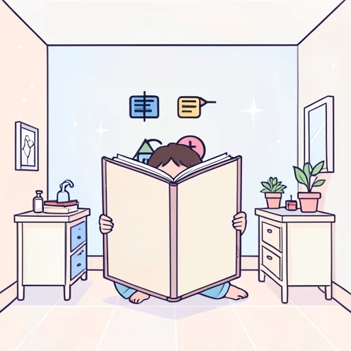 隠れる - イラスト辞典