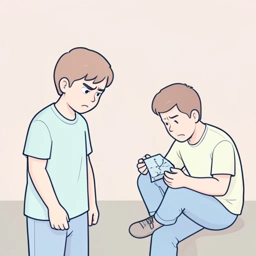 軽蔑 - イラスト辞典