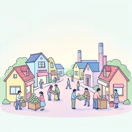 経済 - 그림 사전