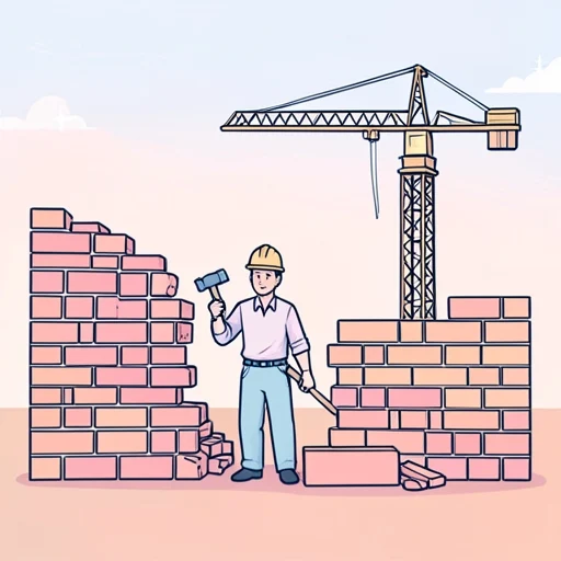 建設 - Illustrated Dictionary