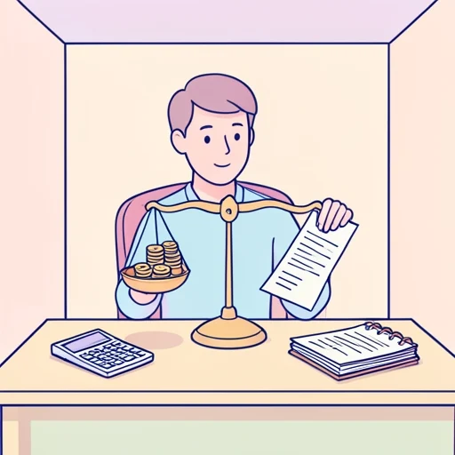 決算 - イラスト辞典