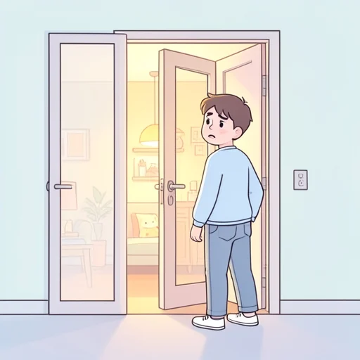 気兼ね - イラスト辞典