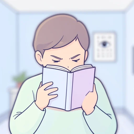 近眼 - イラスト辞典