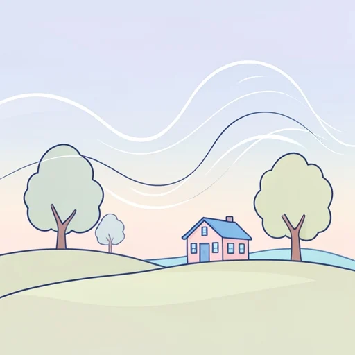 気流 - 그림 사전