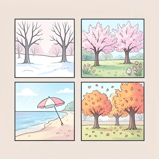 季節 - Từ điển minh họa