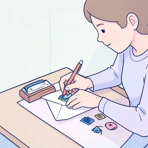 切手 - Illustrated Dictionary