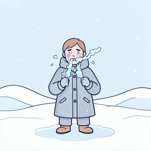 凍える - พจนานุกรมภาพ