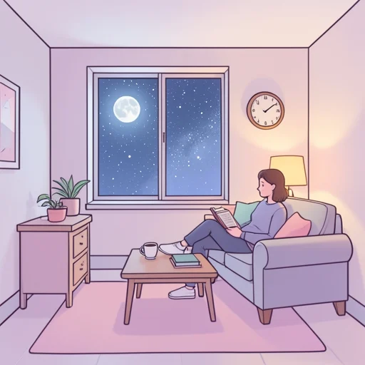 今晩 - Dizionario illustrato