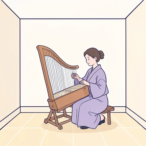 琴 - Diccionario ilustrado