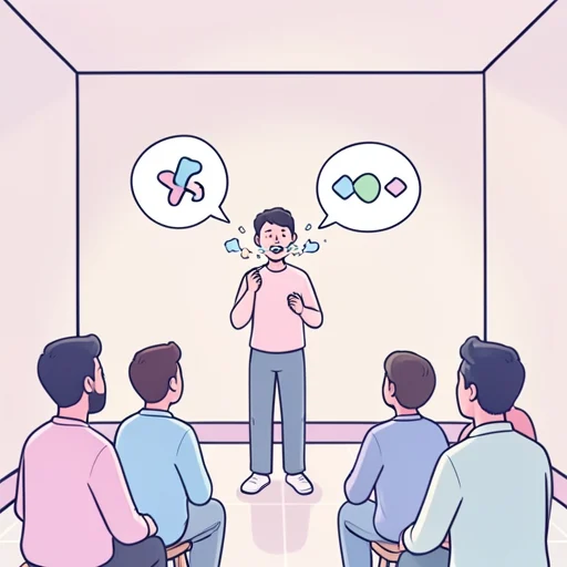 言葉遣い - イラスト辞典