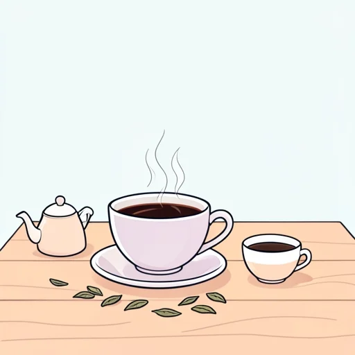 紅茶 - 그림 사전