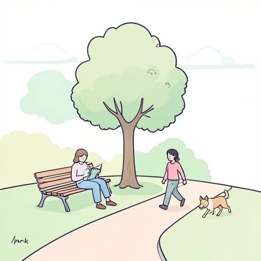 公園 - Illustrated Dictionary