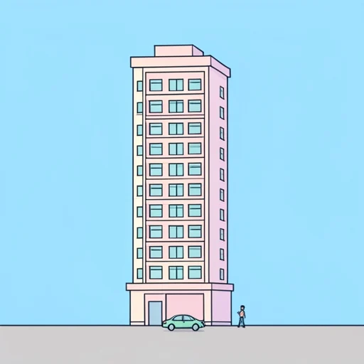 高層 - イラスト辞典