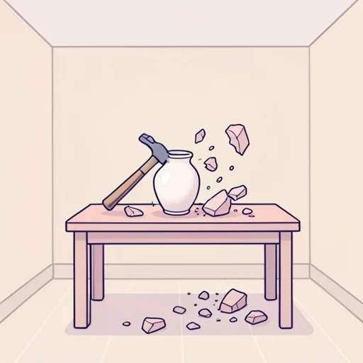 砕ける - Diccionario ilustrado