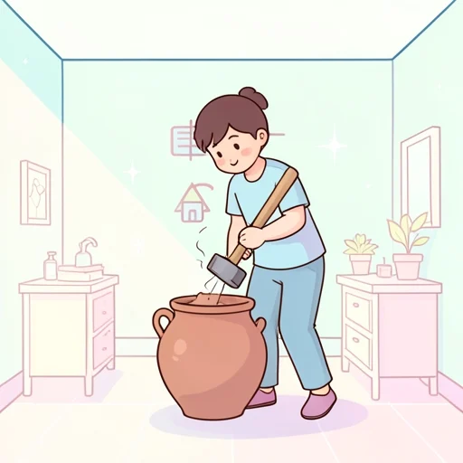 砕く - Diccionario ilustrado