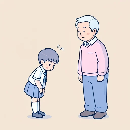 〜君 - Illustrated Dictionary
