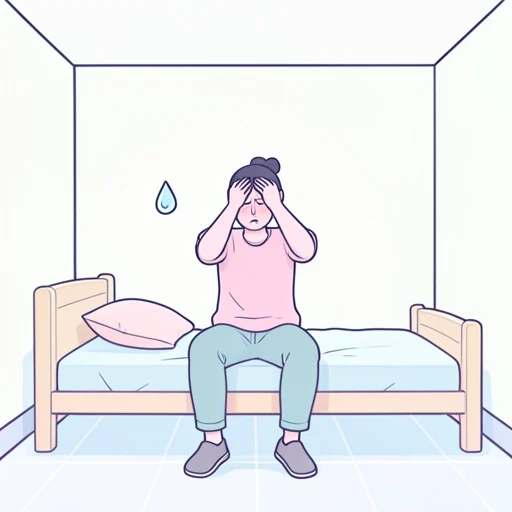 苦しむ - イラスト辞典