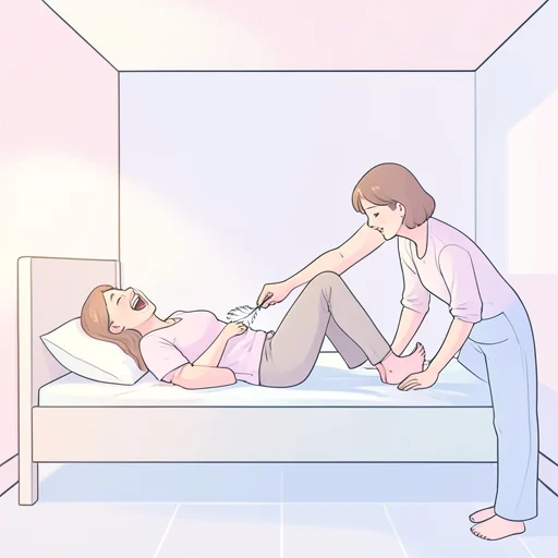 くすぐったい - Diccionario ilustrado