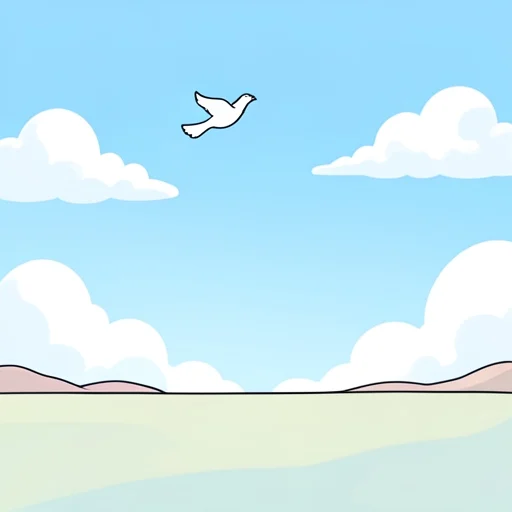 空中 - イラスト辞典