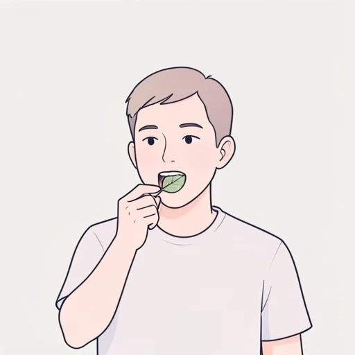 咥える - Diccionario ilustrado