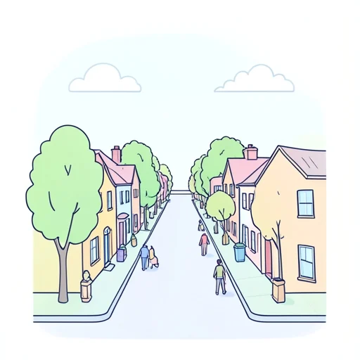 町 - Kamus bergambar